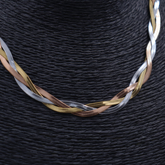COLLAR ACERO COMBINADO PLANO