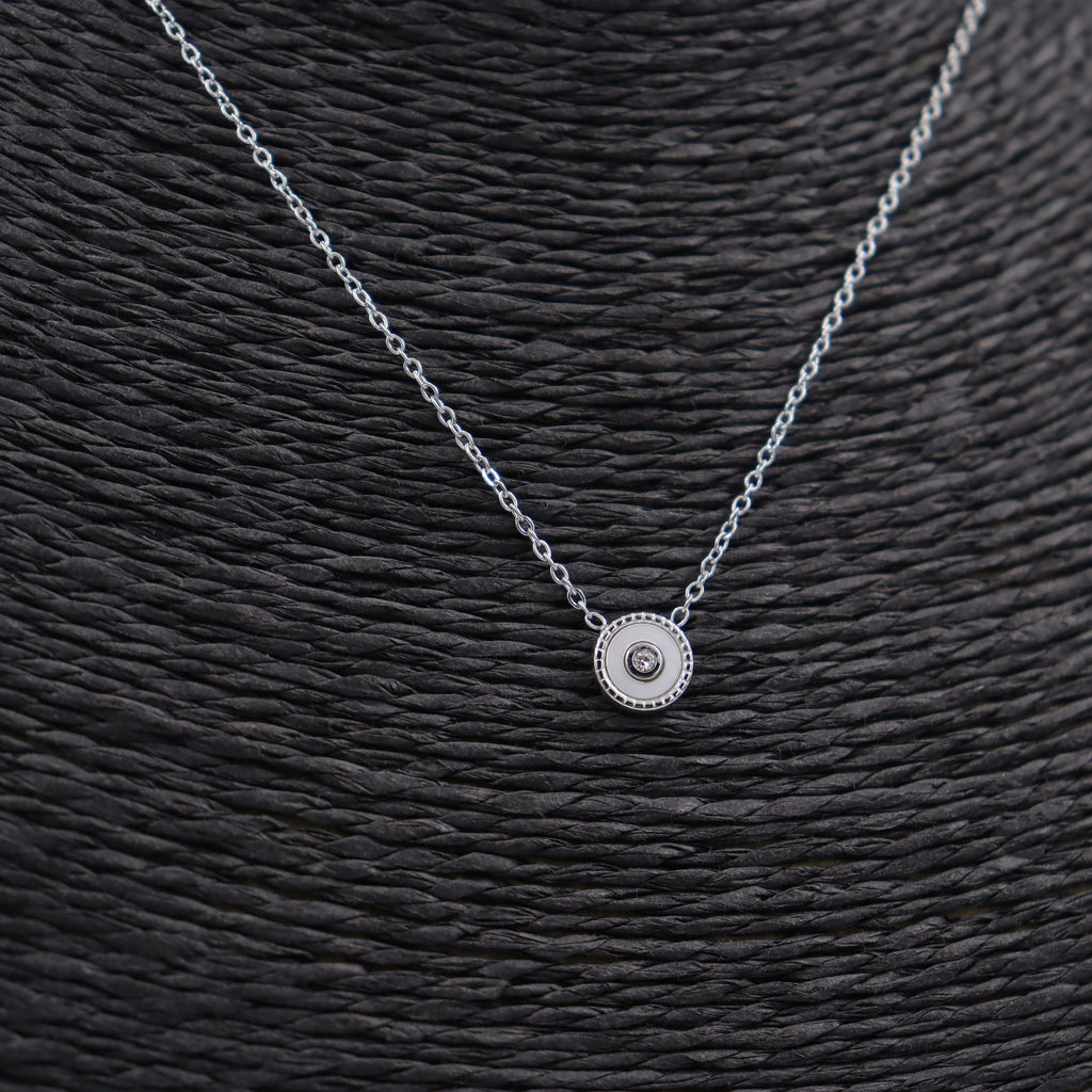 COLLAR ACERO COLGANTE CENTRAL