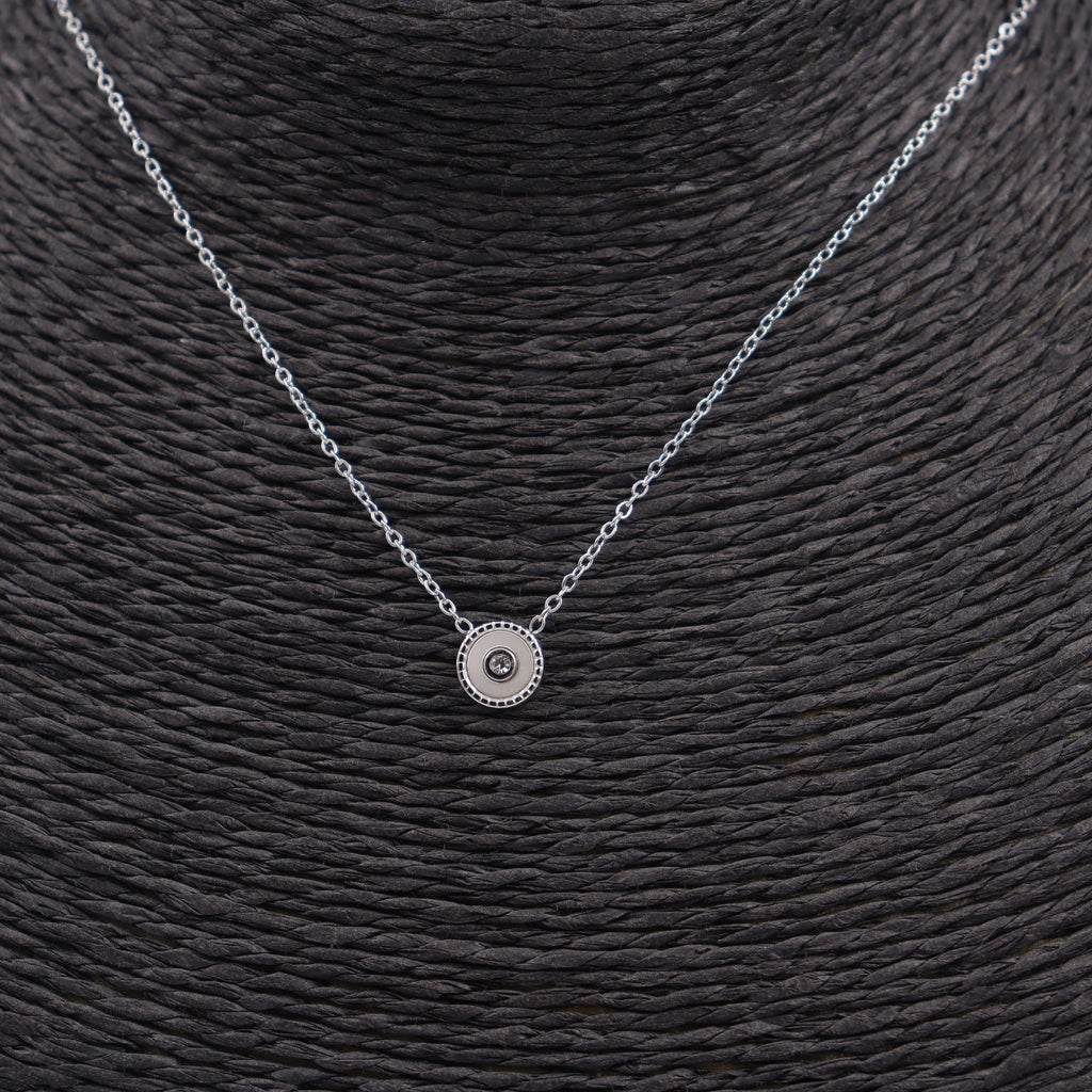 COLLAR ACERO COLGANTE CENTRAL