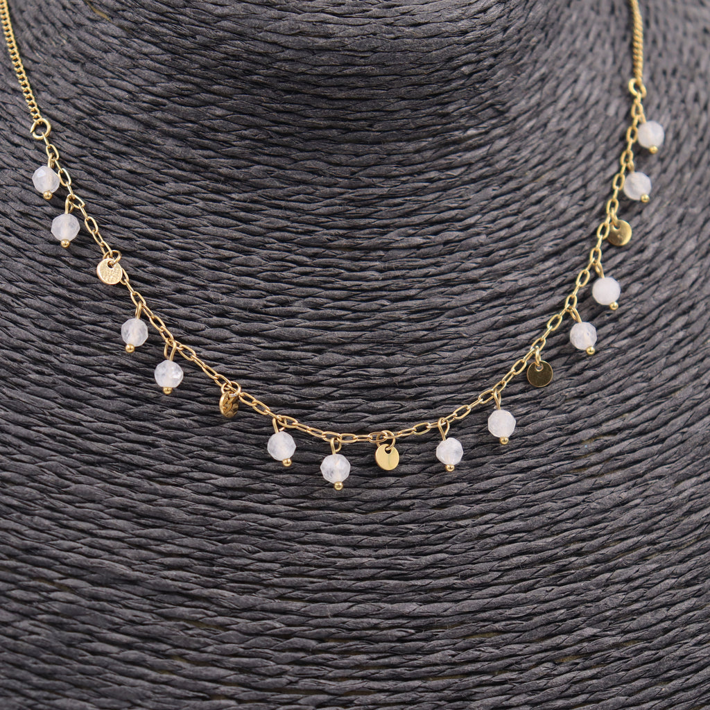COLLAR DORADO PERLAS