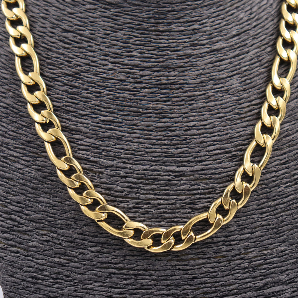 CADENA 3X1 ACERO DORADO