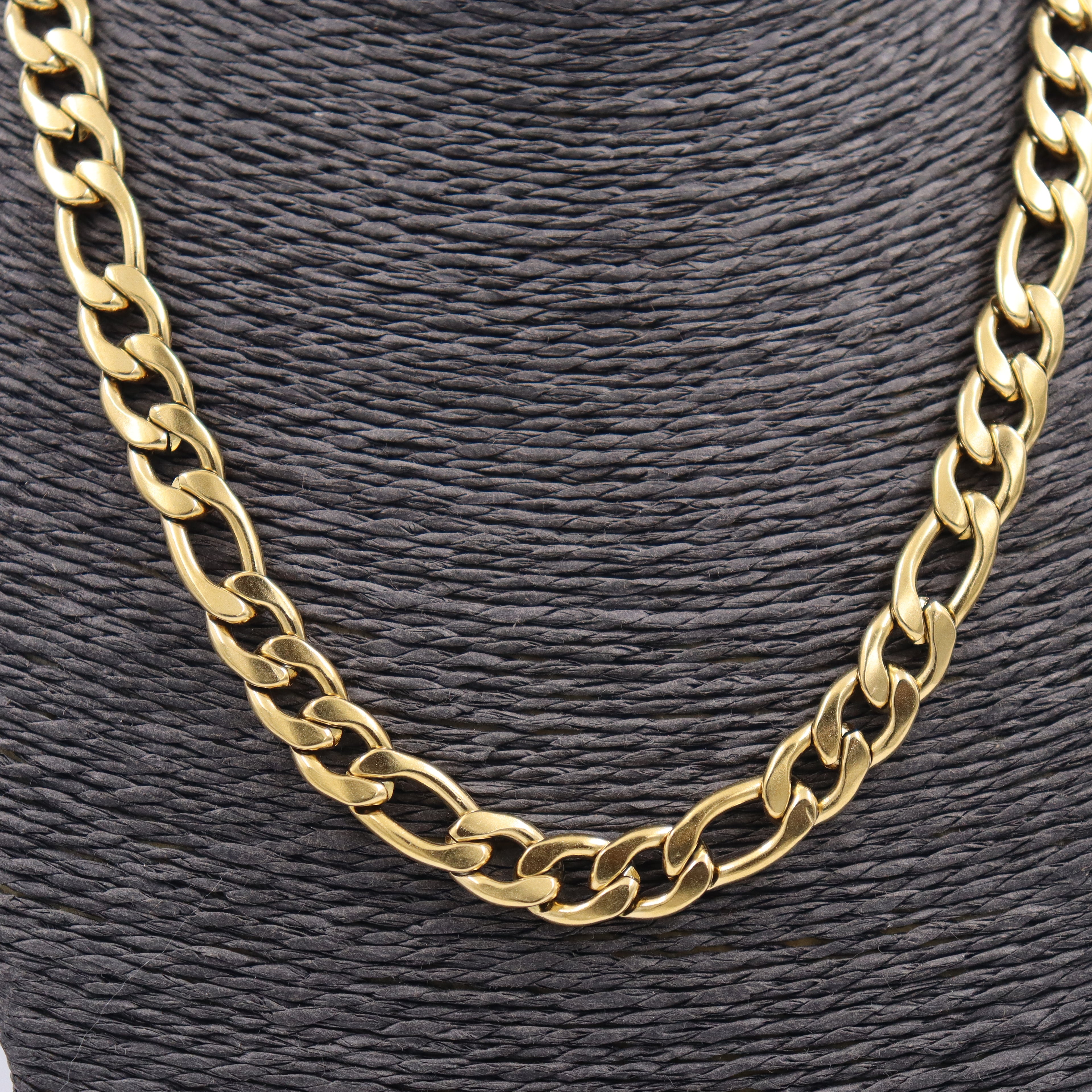 CADENA 3X1 ACERO DORADO