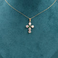 COLLAR  CRUZ CON CIRCONITAS