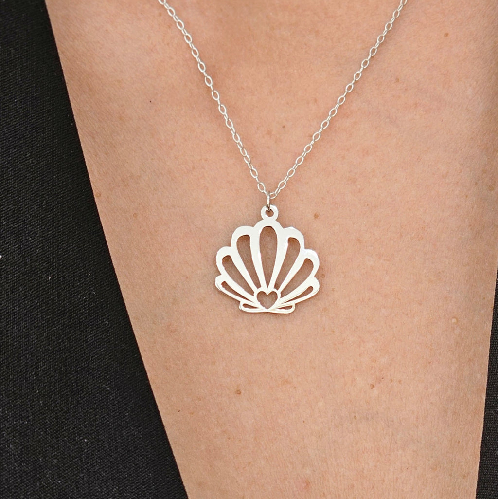 COLLAR CONCHA DE MAR  S925-076