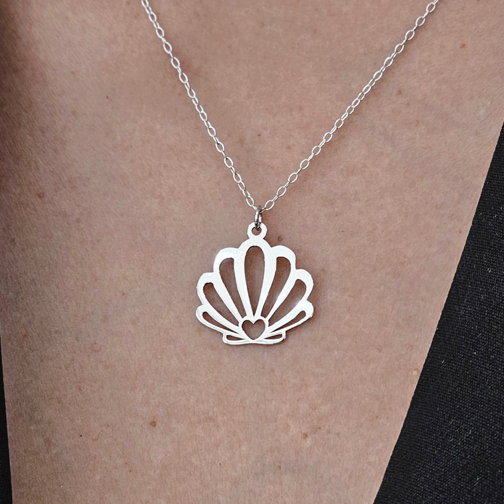 COLLAR CONCHA DE MAR  S925-076