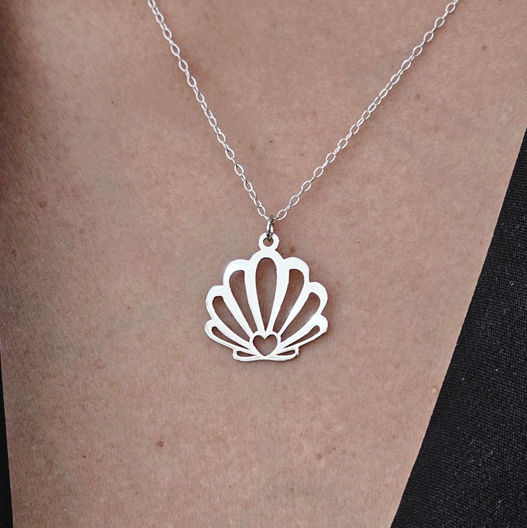 COLLAR CONCHA DE MAR  S925-076