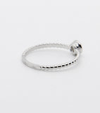 ANILLO SOLITARIO  DIAMANTE AN034D/18K