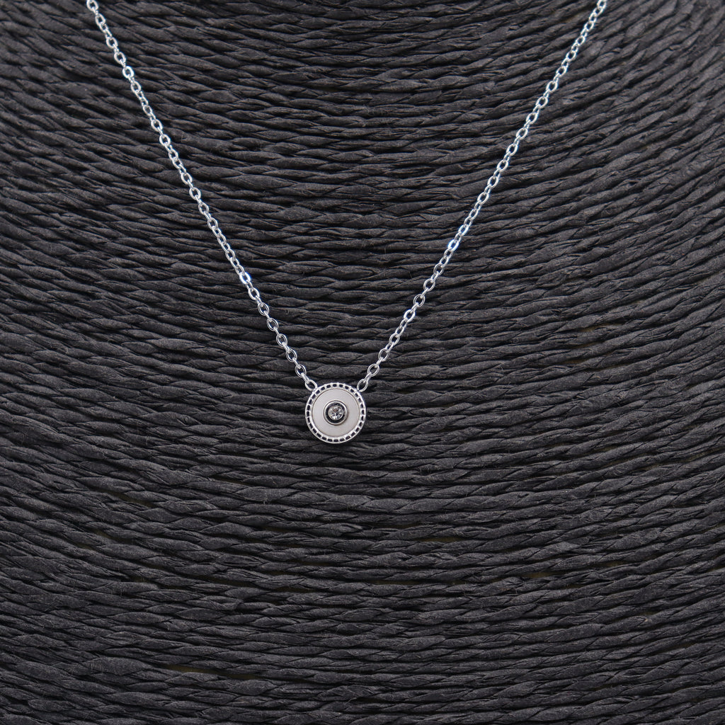 COLLAR ACERO COLGANTE CENTRAL