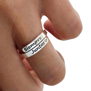 ANILLO CRUZADO PERSONALIZADO