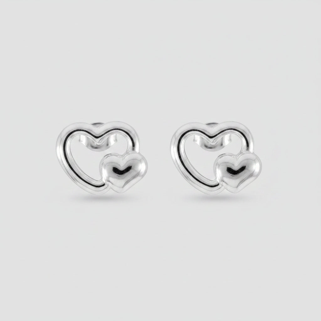 PENDIENTES DUO CORAZÓN