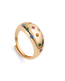 Anillo Viceroy Elegant de plata chapada en oro 13109A015-39