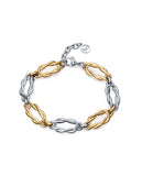 Pulsera Chic en acero Ip dorado nudos  14028P01000