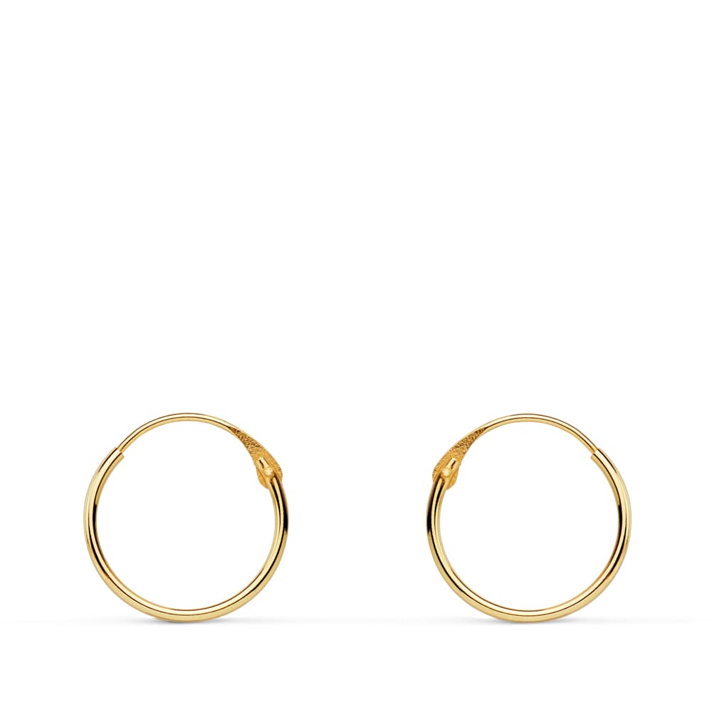 PENDIENTES AROS 14X1.5 MM PM18406