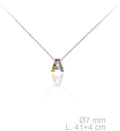 MINI INICIALES PLATA CIRCONITAS MULTICOLOR