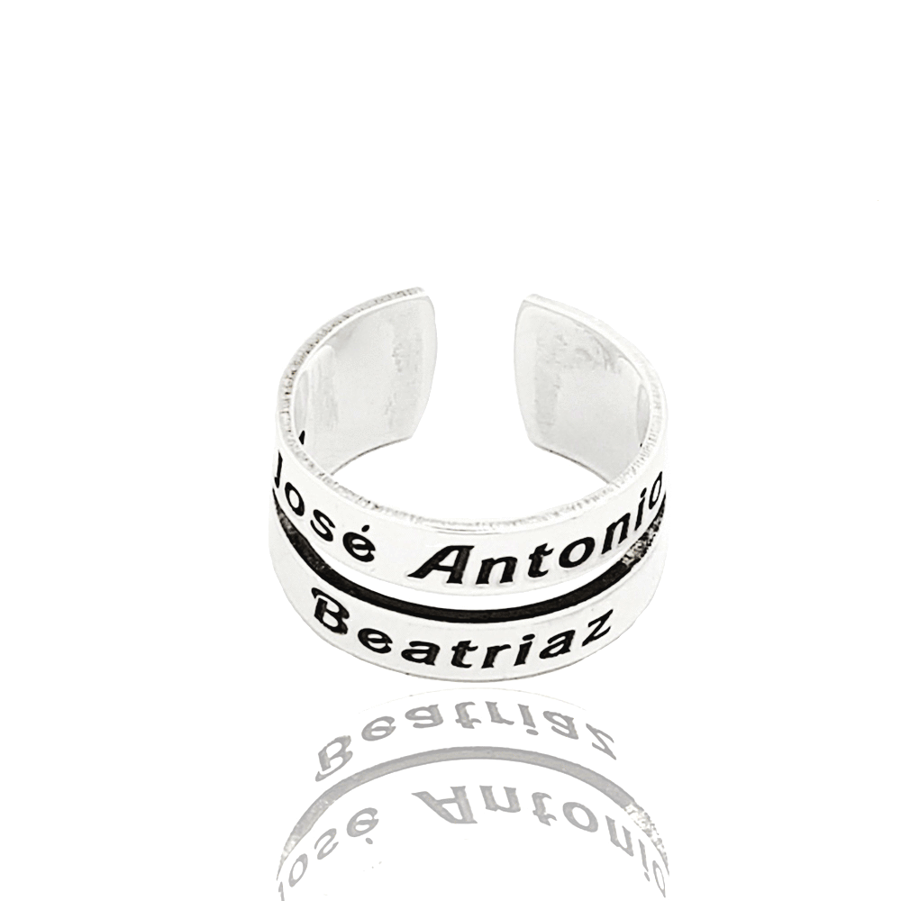 ANILLO DOBLE PERSONALIZADO