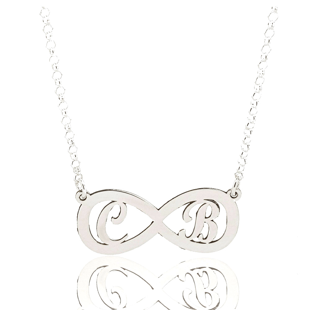 COLLAR INFINITO CON NOMBRES CALADOS