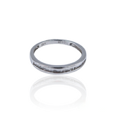 ANILLO  DIAMANTES EN CARRIL VF112D