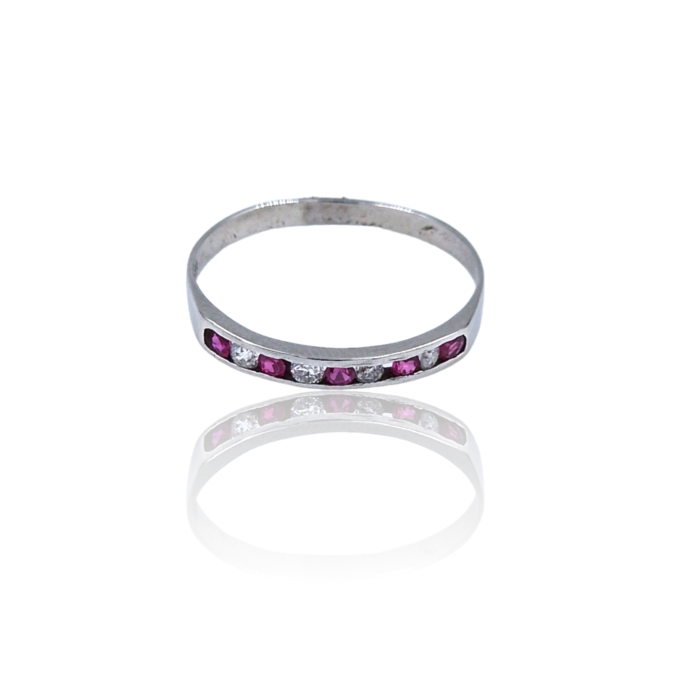 SORTIJA DIAMANTES y RUBIES VFS010
