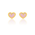 PENDIENTES CORAZONES FILO ORO 9K