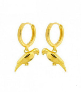 PENDIENTES PLATA LOROS - MED064A-D