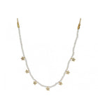 Collar micro perlas estrella MED017CL-D