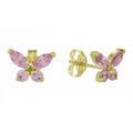 MARIPOSA CIRCONITAS ROSA DE GARRAS