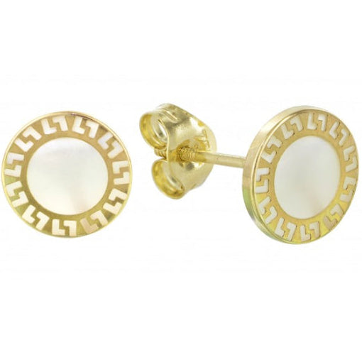 PENDIENTES GRECA NÁCAR 8MM 2456-10