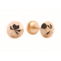 PENDIENTES MEDIA BOLA TALLADO REF:18K2145-5